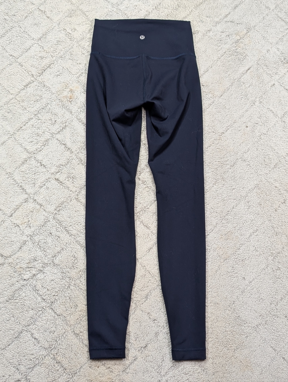 Lululemon Leggings Womens 4 Blue Navy Wunder Train High Rise Tights 28” Active - Picture 8 of 9